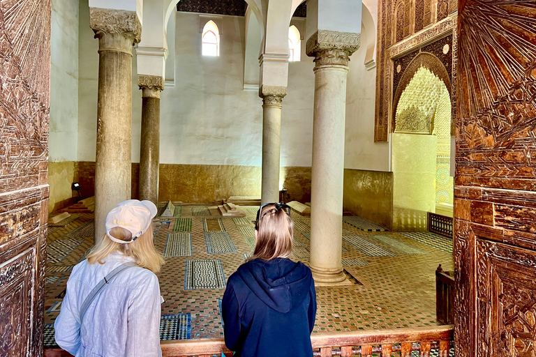 Marrakech Saadian Tombs Entry Ticket with Digital Guide App