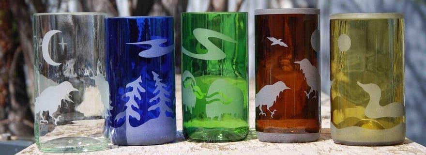 Yellowknife : Atelier de gravure sur verre