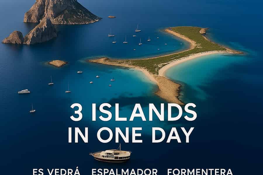 San Antonio: Es Vedrà, Formentera-Tour mit Essen und Getränken. Foto: GetYourGuide