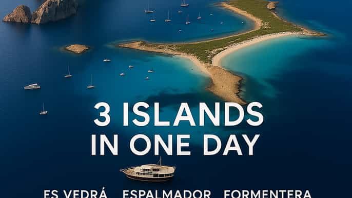 San Antonio: tour a Es Vedrà y Formentera con comida y bebida