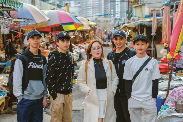 Busan: Gukje en Jagalchi Market Food Tour met proeverijen