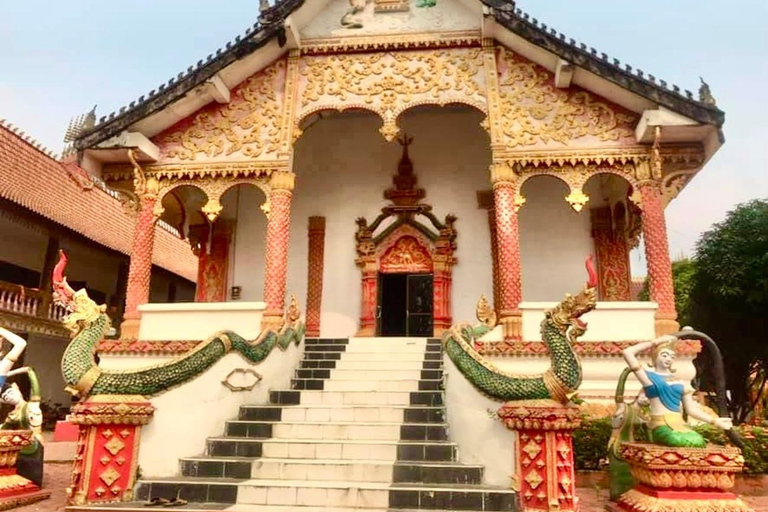 Vang Vieng: Escalada e Balão (Partida de Vientiane)participar no passeio (com ingresso e balão)