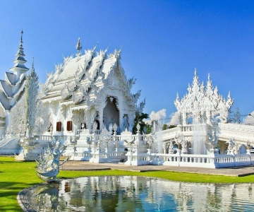 Von Chiang Mai aus: Weißer Tempel, Schwarzes Haus und Blauer Tempel