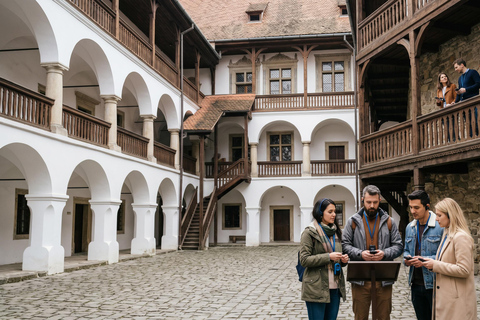 Bucharest : Tour Transylvania-Bran Castle, Peles & Wednesday Audio guide in 24 languages
