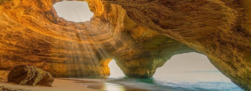 Excursion exclusive d'une journée en Algarve : Grotte de Benagil, Algar Seco et Lagos