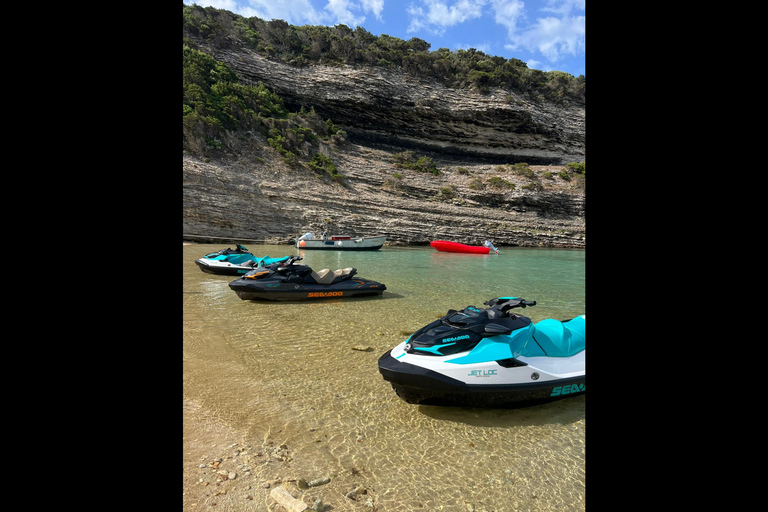 Porto Vecchio: Guided Jet Ski Ride Porto Vecchio: 1-hour guided jet ski tour