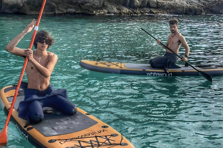 Palma de Mallorca: Private Sunrise Boat Tour & Watersports Sunrise experience + Long stop with water toys.