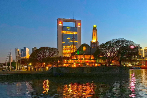 布宜诺斯艾利斯：含开放式酒吧的拉普拉塔河日落巡游1 小时游览