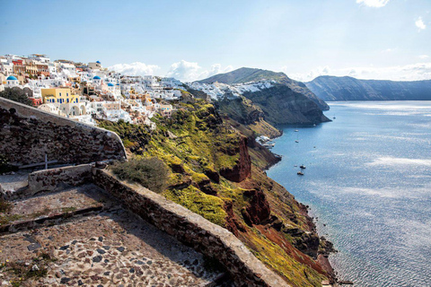 Caminhada na Caldeira de Santorini Experiência de caminhada em Fira-Oia