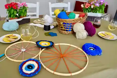 Ateny: Warsztaty tkackie Evil Eye
