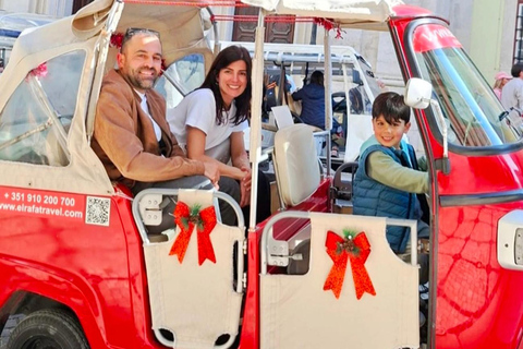 Lisbon: Private Tour on a Vintage Classic Piaggio Ape ALFAMA: Lisbon's Oldest Quarter, Highest Viewpoint, Hidden Gems