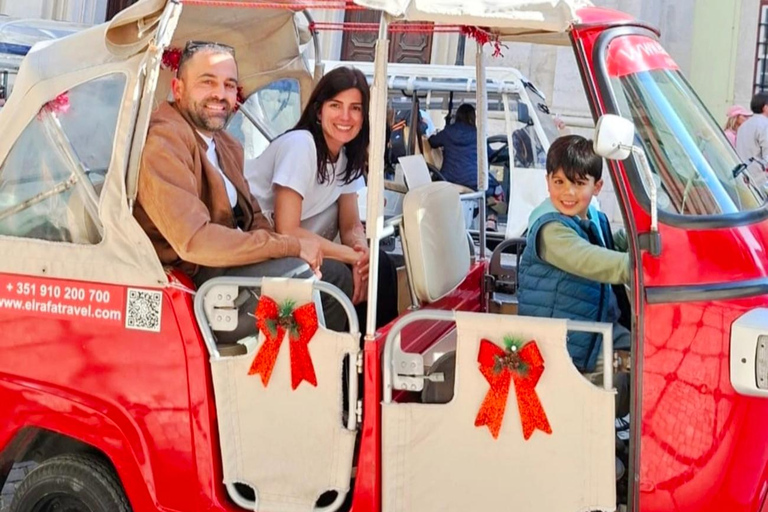 Lisbon: Private Tour on a Vintage Classic Piaggio Ape ALFAMA: Lisbon's Oldest Quarter, Highest Viewpoint, Hidden Gems