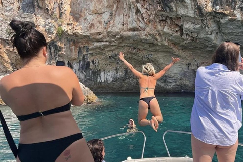 Tivat: Speedboat Tour with Blue Lagoon and Old Military Base