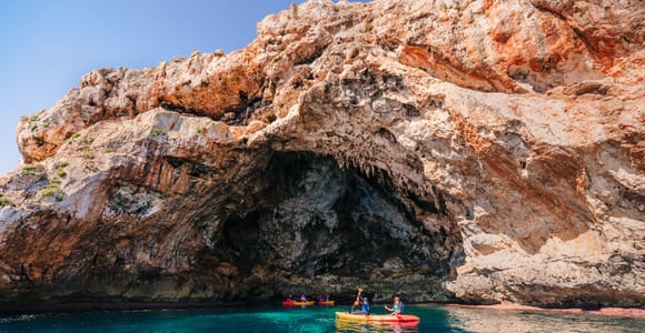 Mallorca: Kajak, Meereshöhlen und Schnorcheltour in Cala Varques