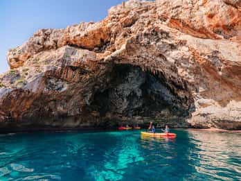 Cala Varques: Guided Sea Caves Kayak & Snorkeling Expedition