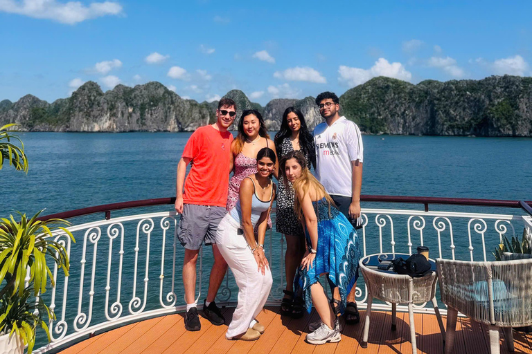 Hanoi/Cat Ba: Lan Ha Bay tour & transfer to Ninh Binh 1 day Pick up and drop off Hanoi