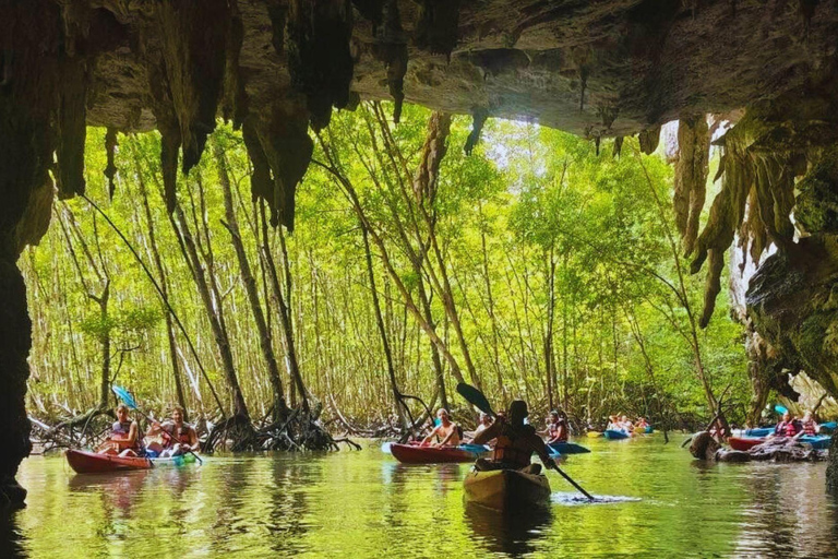 Krabi: Ao Thalane Kayak Tour & Jungle Swim with Lunch Full day