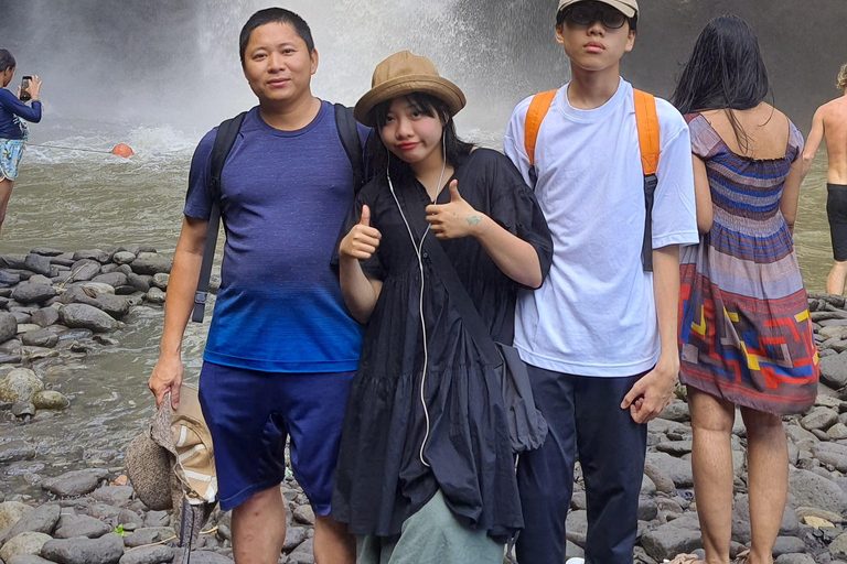 乌布猴林、梯田、秋千、寺庙和瀑布乌布猴林、水稻梯田、秋千、寺庙和瀑布