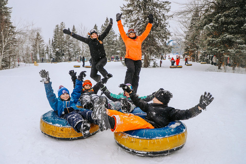 Quebec Stad: Snow Tubing bij Village Vacances ValcartierQuebec City: snowtubing bij Village Vacances Valcartier