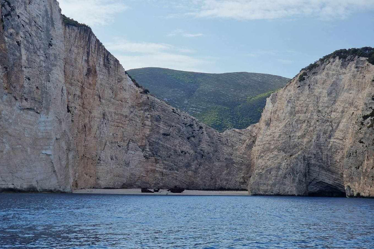 Zakynthos: plaża wraku statku, błękitne jaskinie i wycieczka do jaskini Xigia