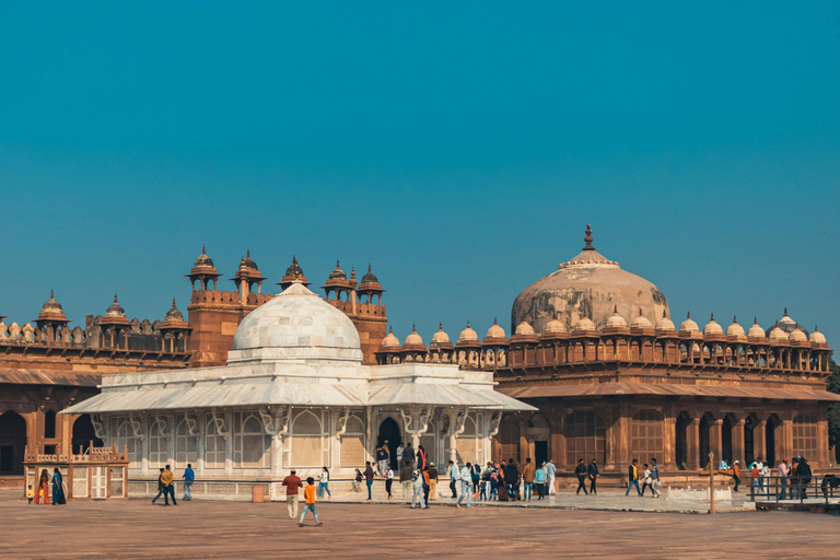 Delhi Agra Jaipur Transfer with Fatehpur Sikri & Stepwell Delhi to Agra+Taj mahal+Agra Fort+Fatehpur Sikri+Jaipur Drop