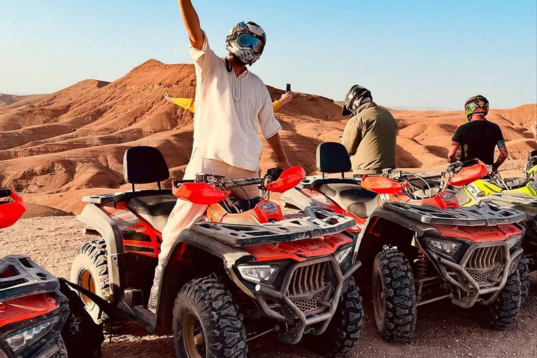 Marrakech: Agafay Desert Quad Bike, Camel Ride, Pool & Lunch Desert Agafay : Quad Biking, Camel Ride, Lunch & Pool