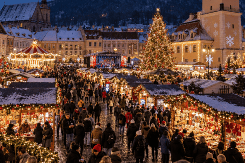 From Bucharest: Bran Castle and Brașov Christmas Market Trip