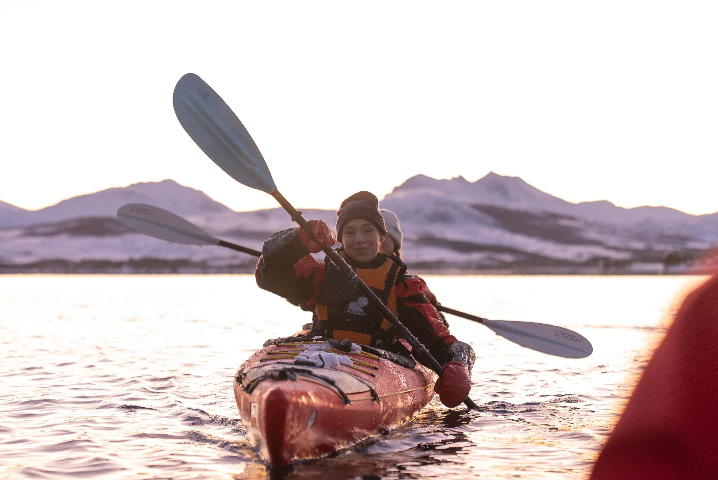 Tromsø: Winterliche Seekajaktour mit Tierbeobachtungen