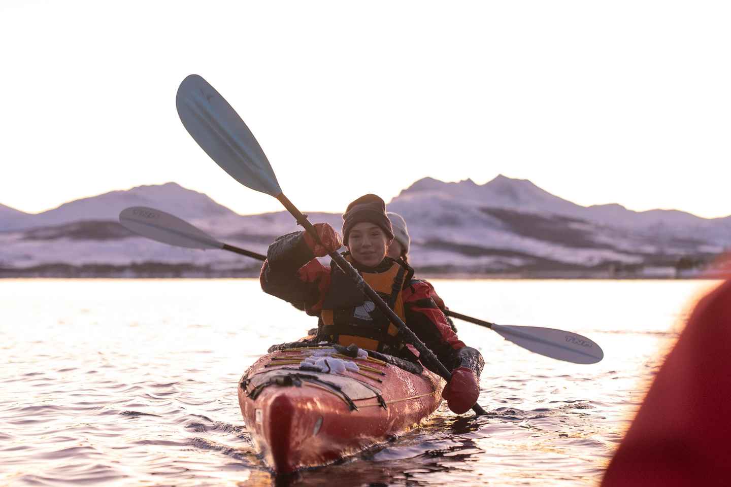 Troms: Winter Sea Kayaking Tour with Wildlife Sightings