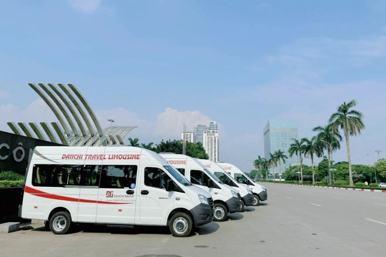 Hanoi: Cat Ba Island Transfer with Shutte Bus or Limousines Hanoi to/from Cat Ba: Transfer with Limousine and Speedboat