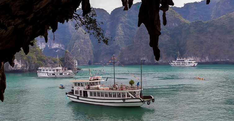 From Hanoi Ha Long Bay and Ti Top Island Cruise with Stops GetYourGuide
