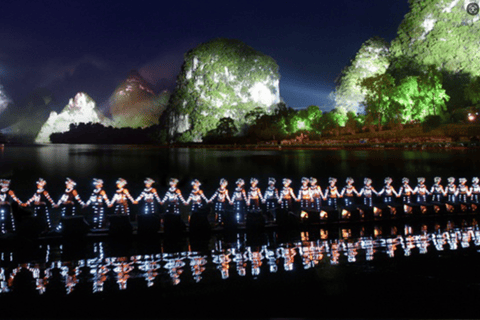 Yangshuo Xingping Li river cruise&amp; impression Liusanjie showwith dinner