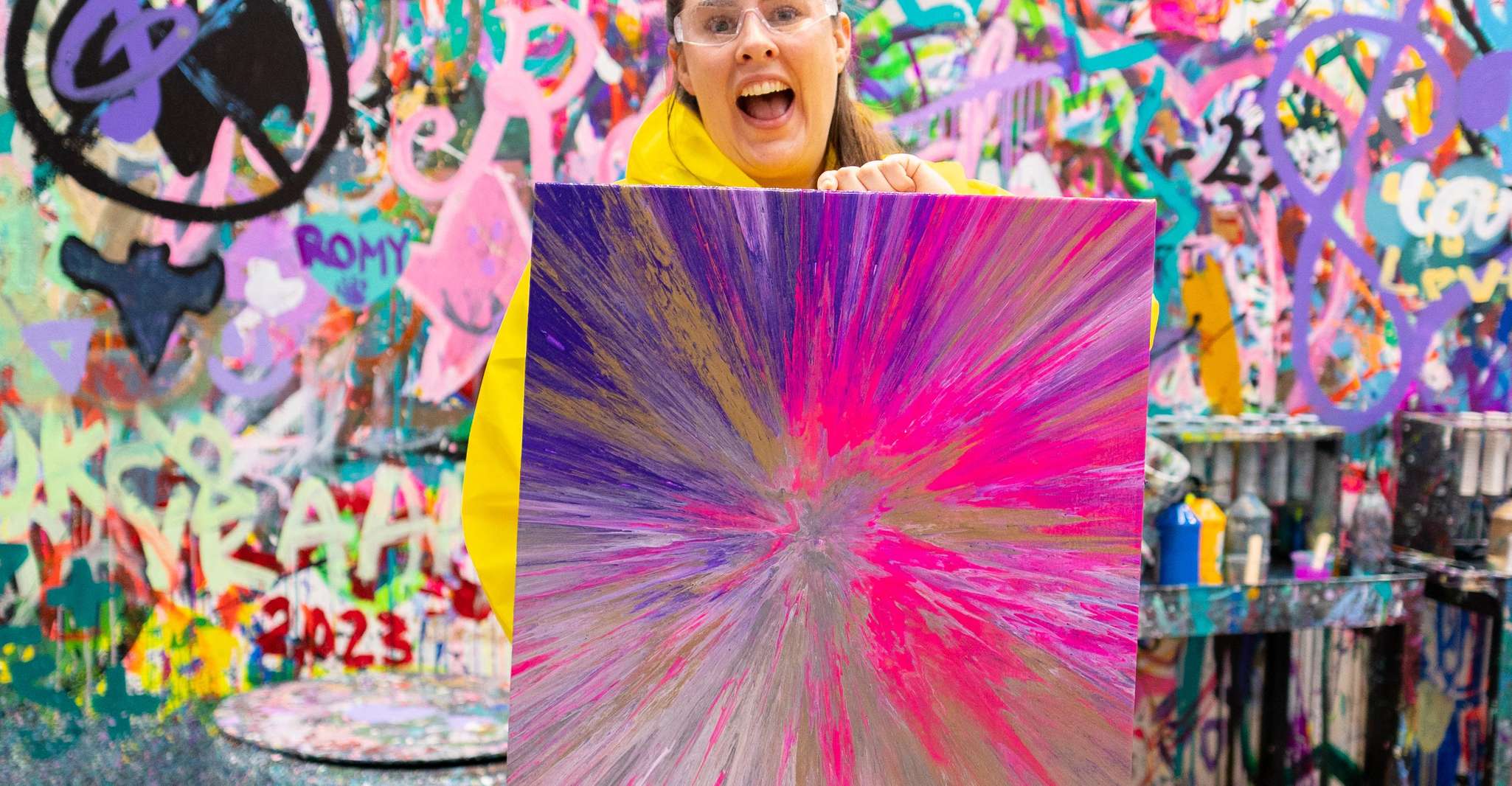 Shooting + Spinning Private Art Experience - Housity