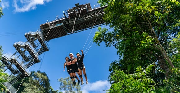 Cairns: Giant Swing through Rainforest - Solo, duo or group