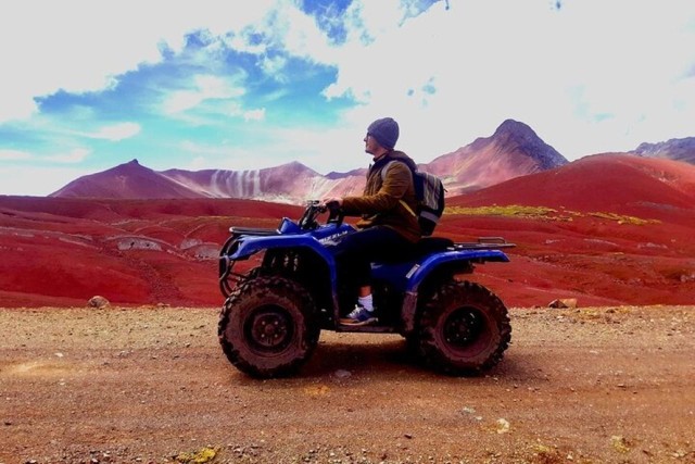 From Cusco:Rainbow Mountain Vinicunca atv (quads)+Red Valley
