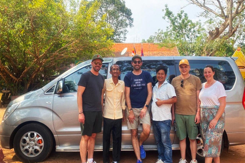 From Phnom Penh: Angkor Wat & Banteay Srei Full Day Tour Classic Private Tour (Hotel Pick-up)