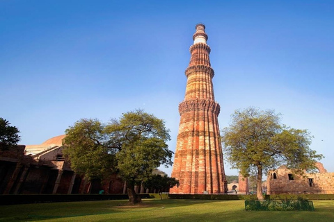 Delhi: Old and New Delhi Private Full or Half-Day Tour Full Day Tour with AC Car, Driver, and Guide