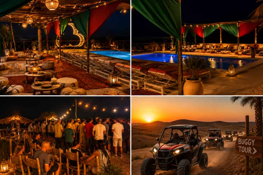 Marrakesch: Agafay - Buggy, Pool, Abendessen & Feuershow. Foto: GetYourGuide