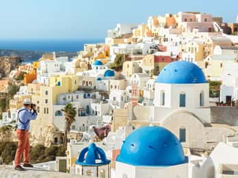 Santorini: 3-timmars halvprivat tur