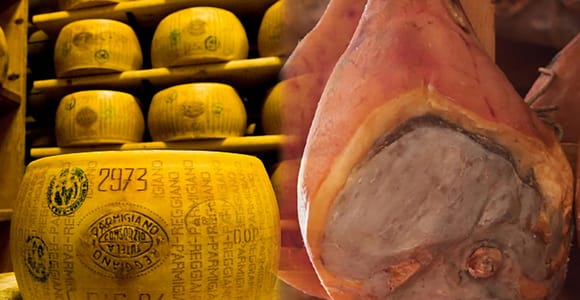 Parma: Parmigiano Produktion und Parmaschinken Tour & Verkostung