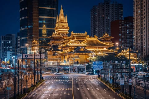 Shanghai: Jing'an Temple Entry Ticket (Optional Guided Tour)