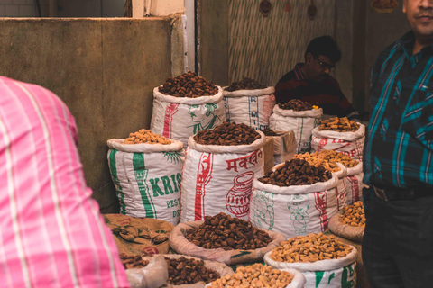 4-uur Old Delhi erfgoed wandeltour met ritje op een riksjaVanaf trefpunt