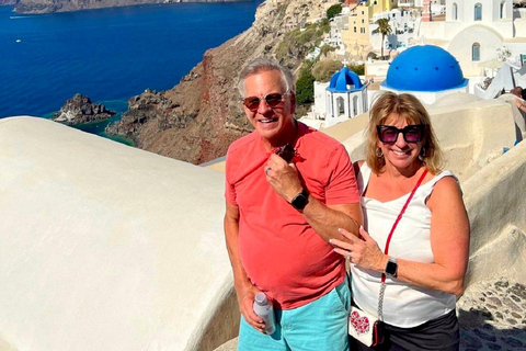 Santorini: eilandtour met wijnproeverij