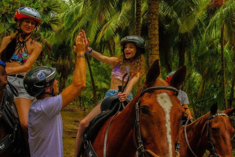 Punta Cana: Horseback Ride and Swim with Hotel Pickup