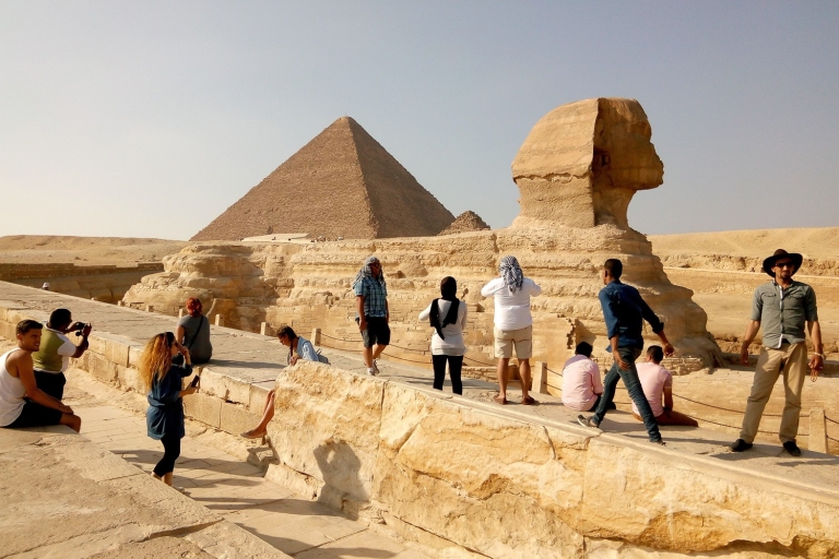Pyramides de Gizeh et sphinx : visite privée