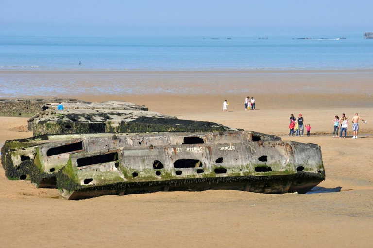 Paris: Normandy D-Day Beaches Guided Tour by Train Tour w/1st Class Rail