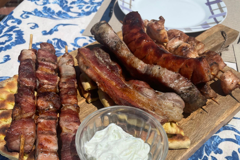 Heraklion: Grill o zachodzie słońca w gaju oliwnymHeraklion: Grill przy zachodzie słońca w gaju oliwnym