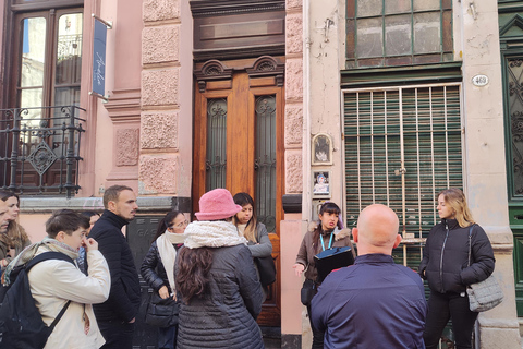 Aula de Arte Fileteado em pequenos grupos e excursão a pé em San Telmo