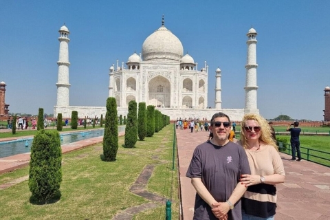 Agra: Visita privada sin colas al Taj Mahal y al Fuerte de AgraExcursión con entradas al Taj Mahal y al Fuerte de Agra