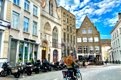 Bruges History Taxi - drive & walk tour (Choose pick up)